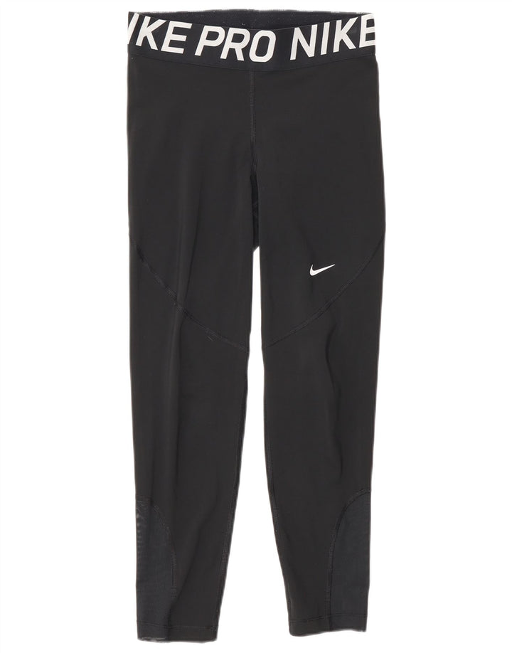 Leggings grafic pentru femei Nike, negru, poliester, sport