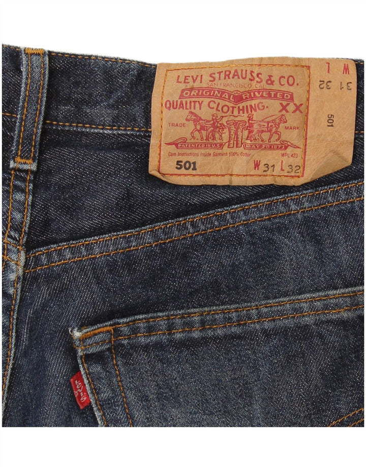 Blugi drepti 501 pentru femei Levi's W31 L32 bleumarin