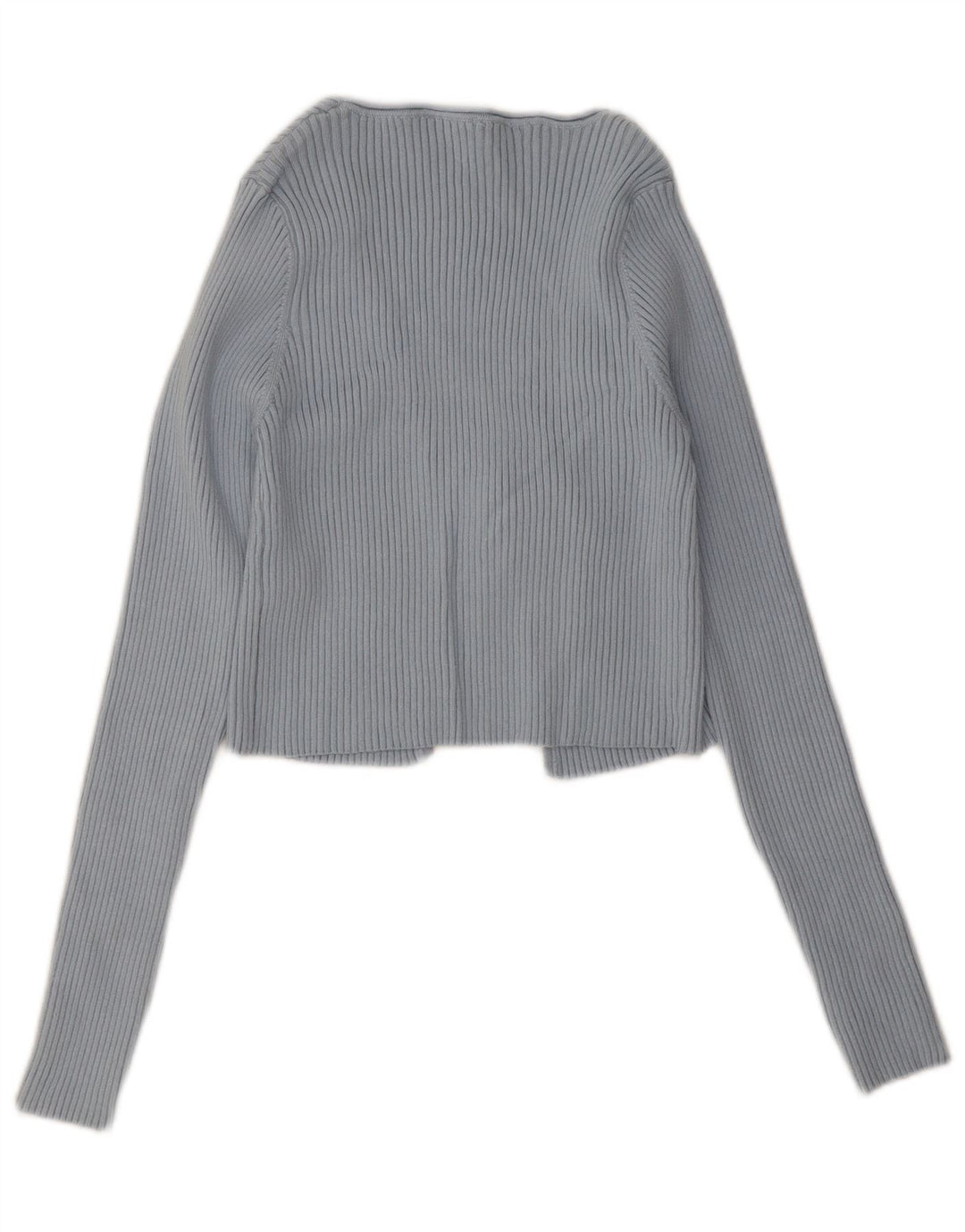 Pulover Bolero pentru femei Zara UK 12 Medium Blue Poliester
