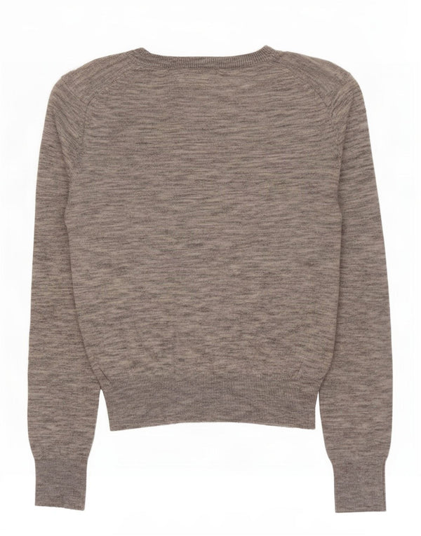 Pulover pentru damă Zara Crop Crew Deck Pulover UK 10 Mic, gri, pete