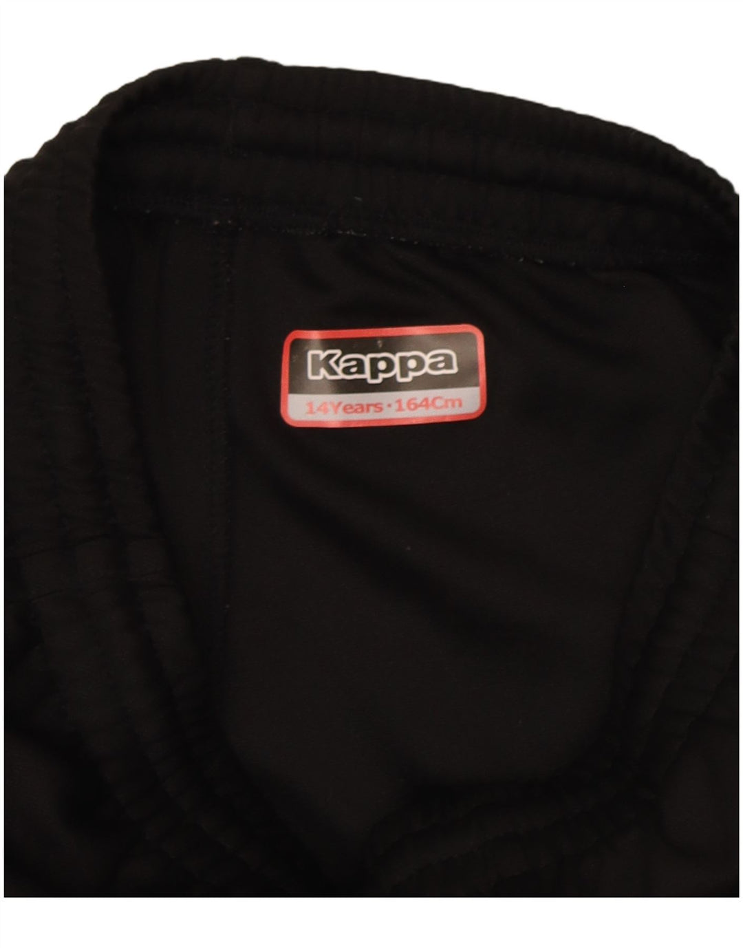 Pantaloni de trening pentru băieți cu grafică Kappa 13-14 ani, negru