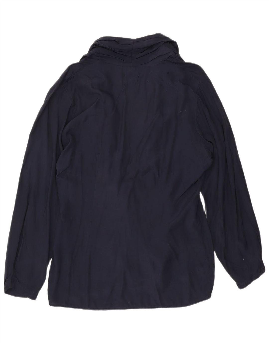 Bluză pentru femei Benetton pentru cămașă Wrap IT 46 Large Bleumarin Viscoză