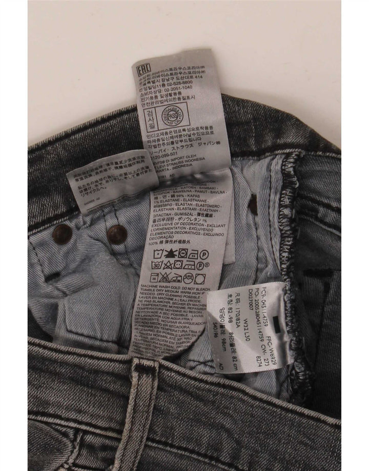 Blugi Levi's 511 Slim pentru bărbați W32 L30 bumbac gri