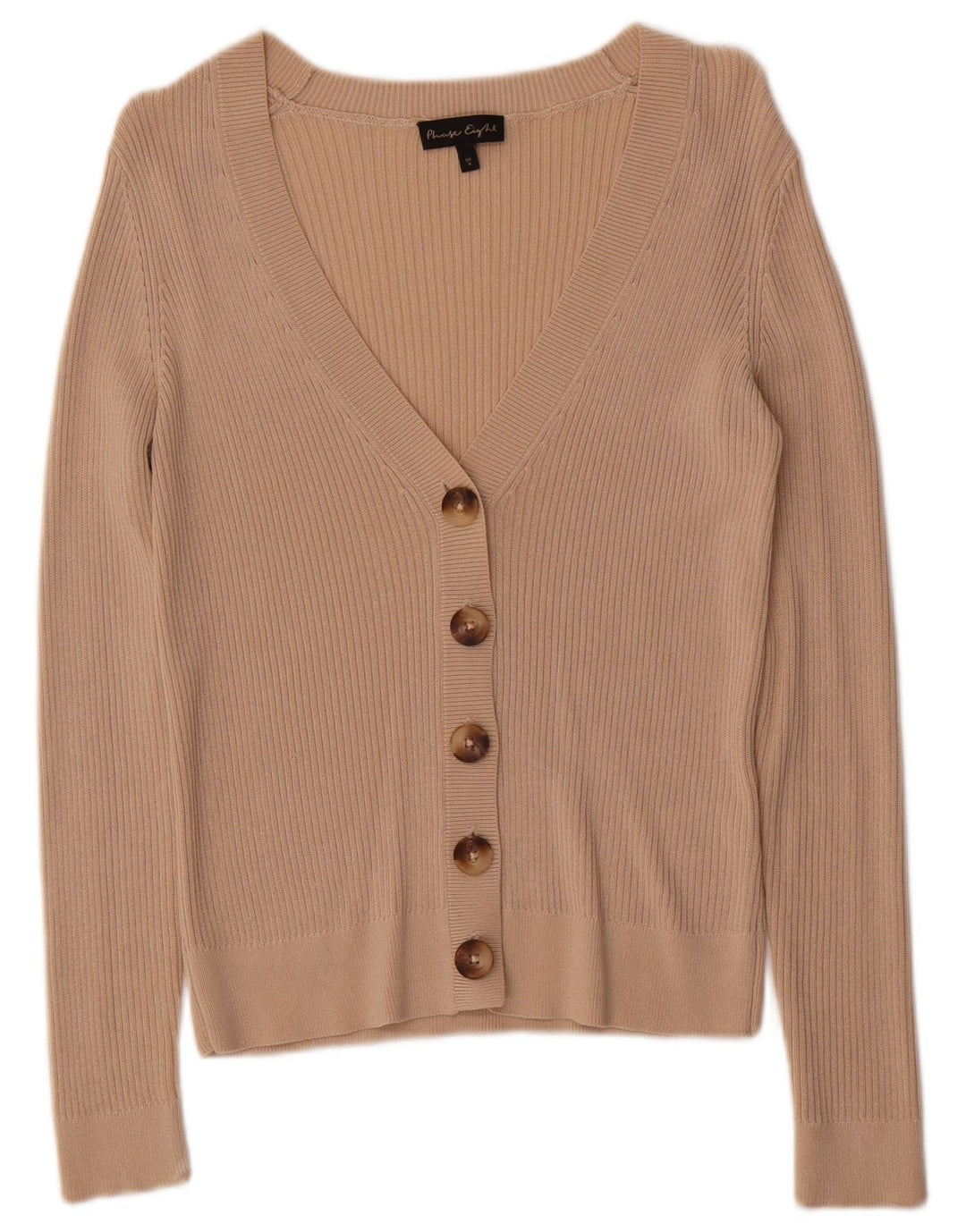 Pulover cardigan pentru femei Phase Eight UK 8 Small Beige Viscose