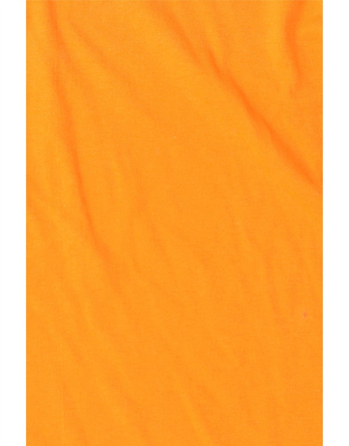 Tricou grafic pentru bărbați Champion Top mare portocaliu Colorblock