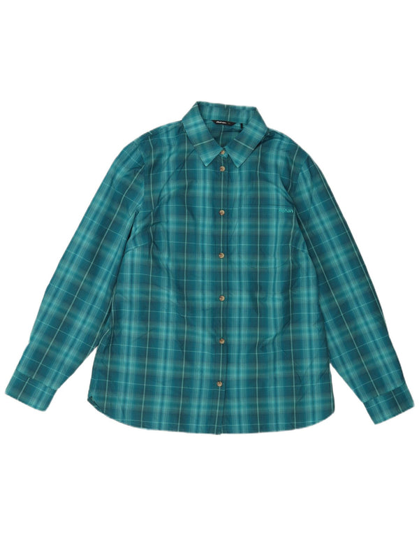 Cămașă Rohan pentru femei UK 12 Medium Blue Check Poliester
