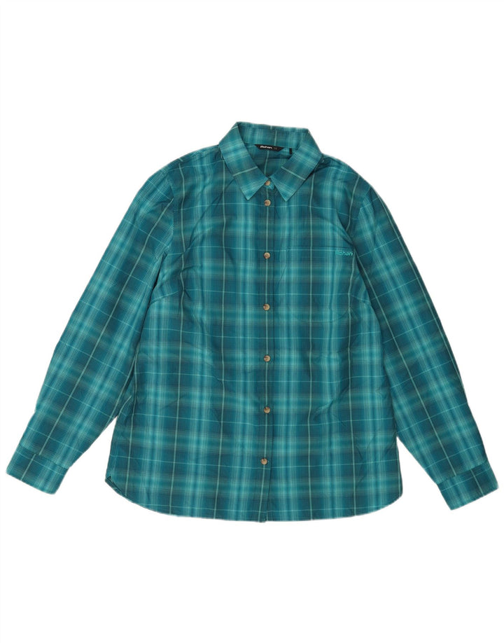 Cămașă Rohan pentru femei UK 12 Medium Blue Check Poliester