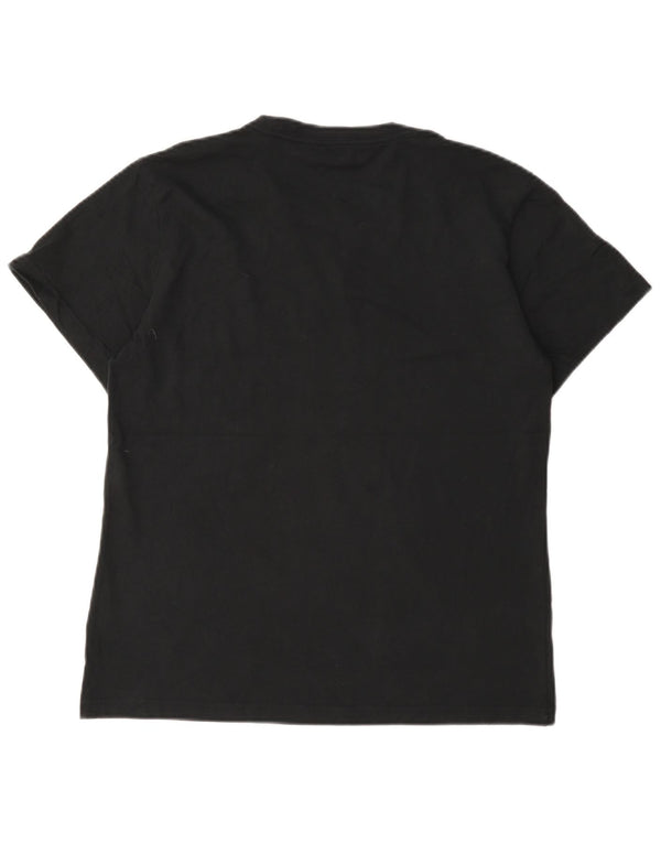 Tricou grafic cu mânecă scurtă Adidas pentru femei Top UK 12/14 Medium Black Sports