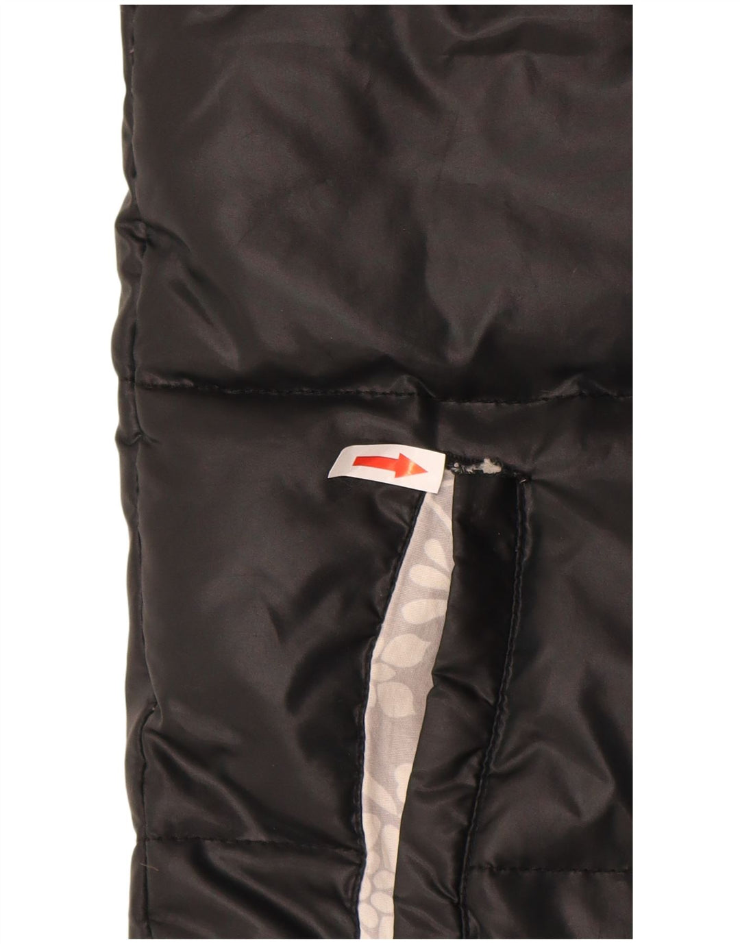 Gilet capitonat supradimensionat pentru femei Animal UK 10 Poliester negru mic