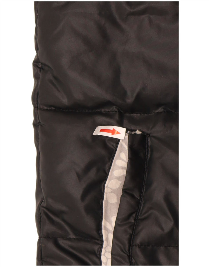 Gilet capitonat supradimensionat pentru femei Animal UK 10 Poliester negru mic