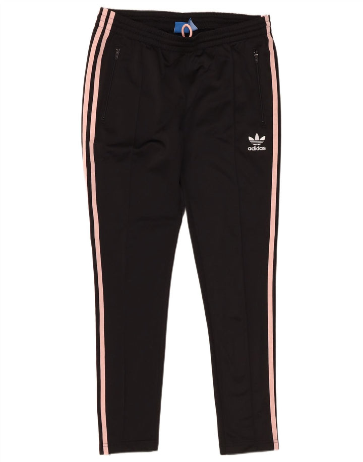 Pantaloni de trening Adidas pentru femei UK 12 Poliester mediu negru