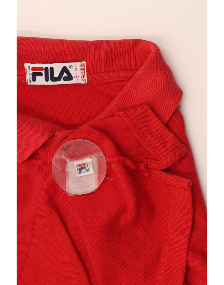Tricou Polo Fila Bărbați IT 44 XS Bumbac Roșu