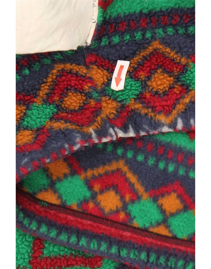 Jachetă vintage pentru bărbați din lână UK 42 XL, multicoloră, geometrică