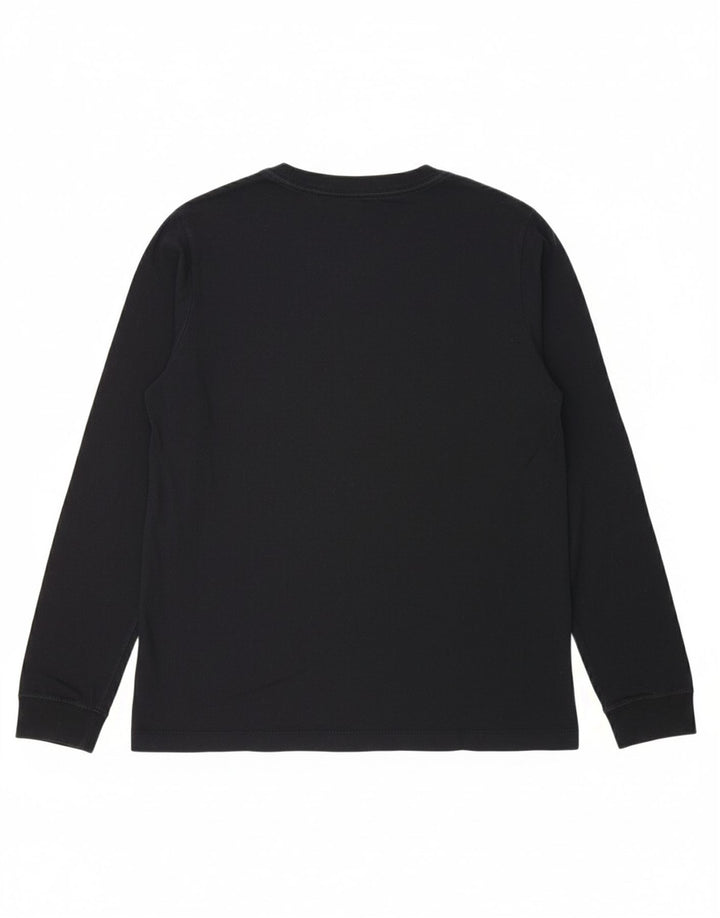 NIKE Womens Top Long Sleeve UK 18 XL Navy Blue Polyester