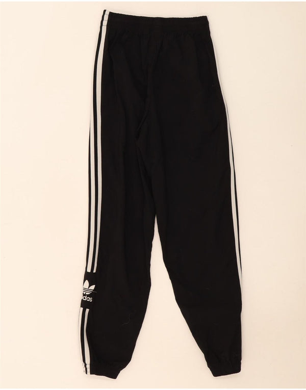 Pantaloni de trening Adidas pentru femei Joggeri UK 8 Poliester negru mic