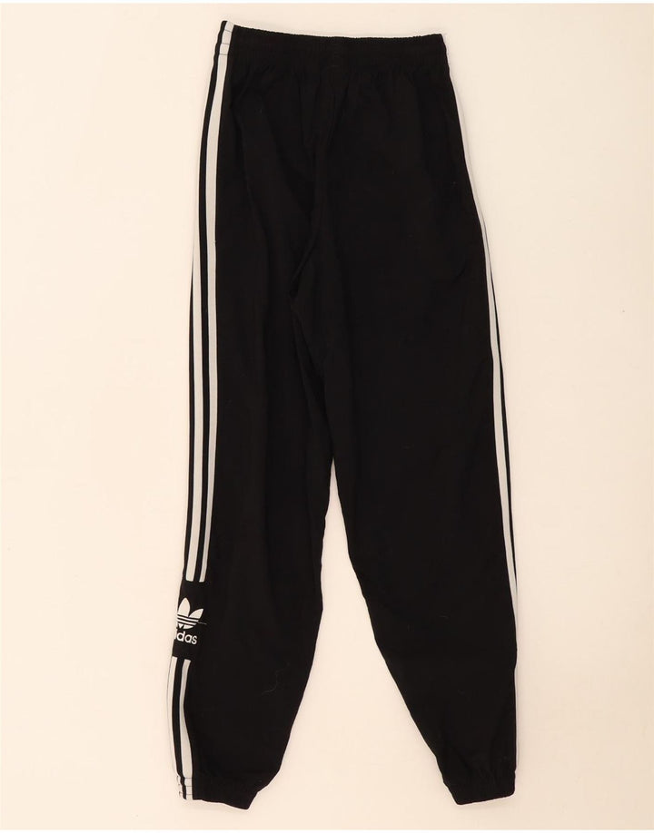 Pantaloni de trening Adidas pentru femei Joggeri UK 8 Poliester negru mic