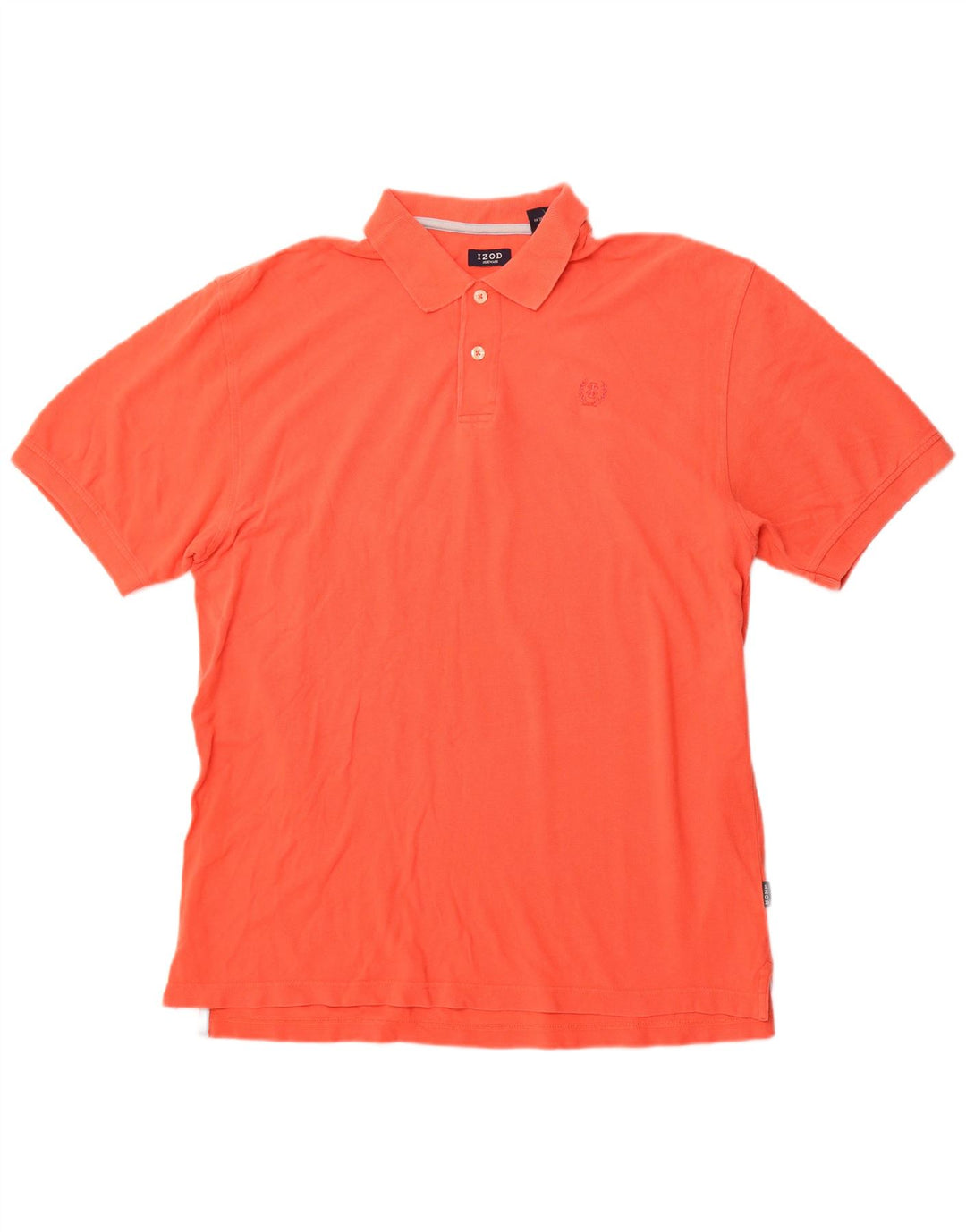 Tricou polo Izod pentru bărbați, bumbac portocaliu mare