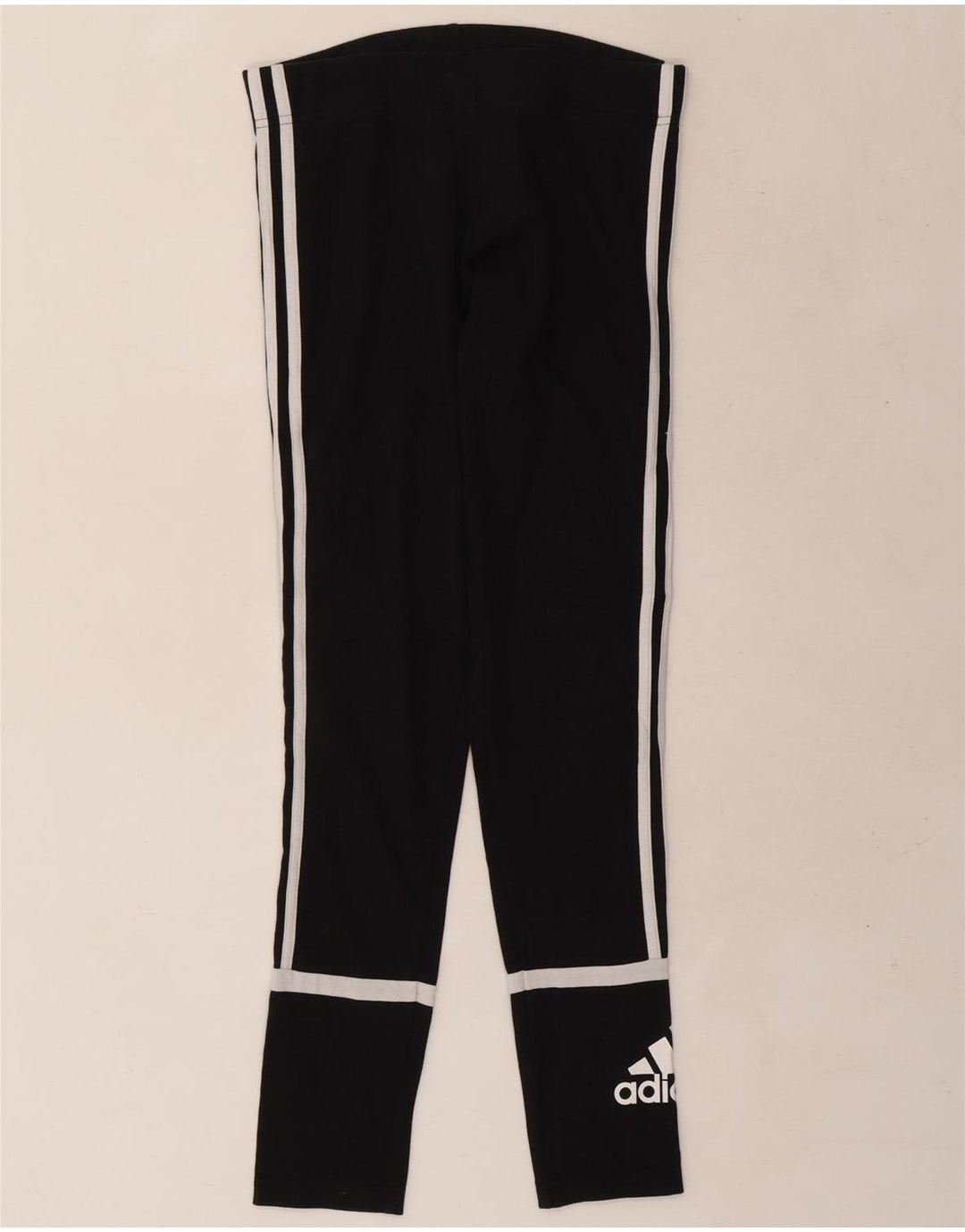 Leggings grafic Adidas pentru femei UK 12/14 Medium Black