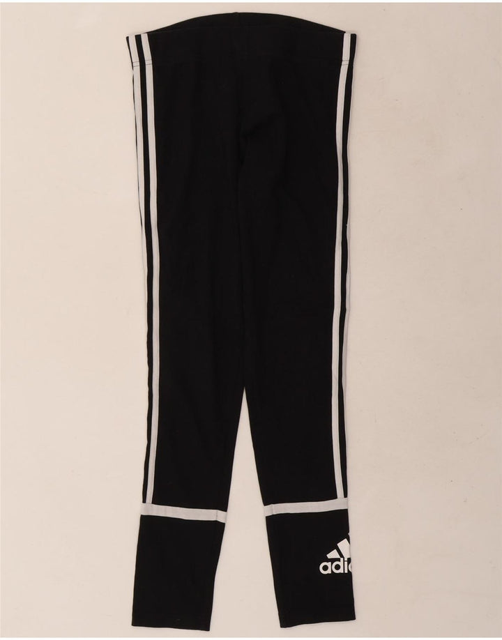 Leggings grafic Adidas pentru femei UK 12/14 Medium Black