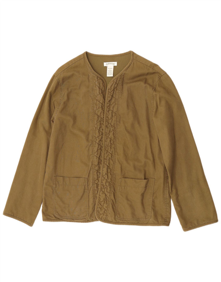 Jachetă Blazer deschisă pentru femei Orvis US 10/12 Medium Khaki Viscose