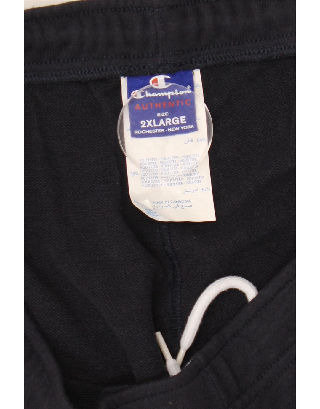 Pantaloni de trening pentru bărbați Champion 2XL, bumbac bleumarin