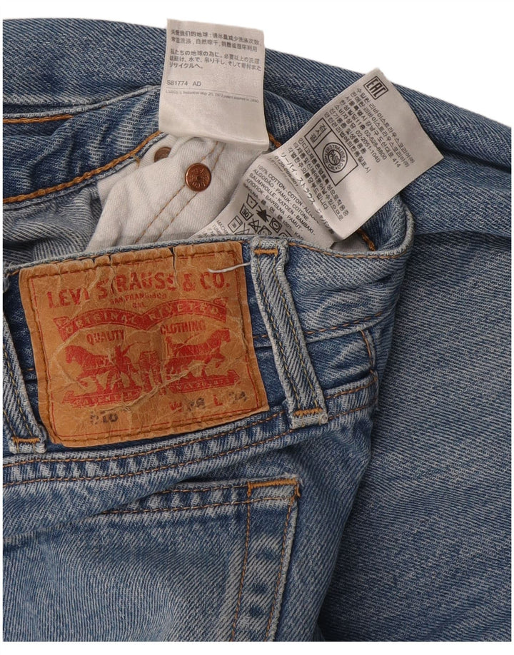 Blugi drepti pentru bărbați Levi's 516 W28 L34 Bumbac albastru