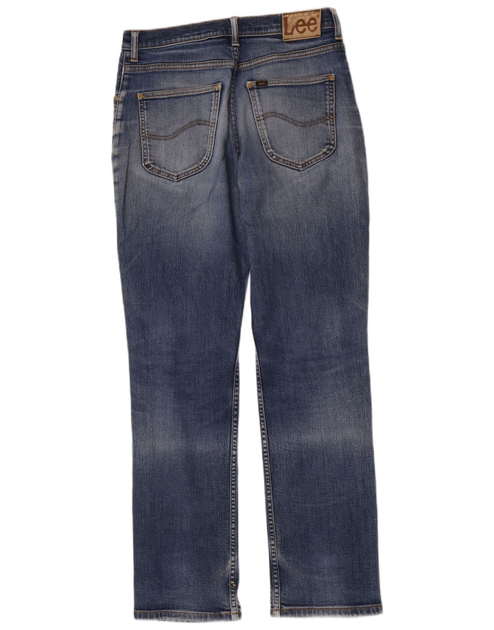 Blugi Lee Brooklyn Straight pentru bărbați W33 L34 Bumbac albastru