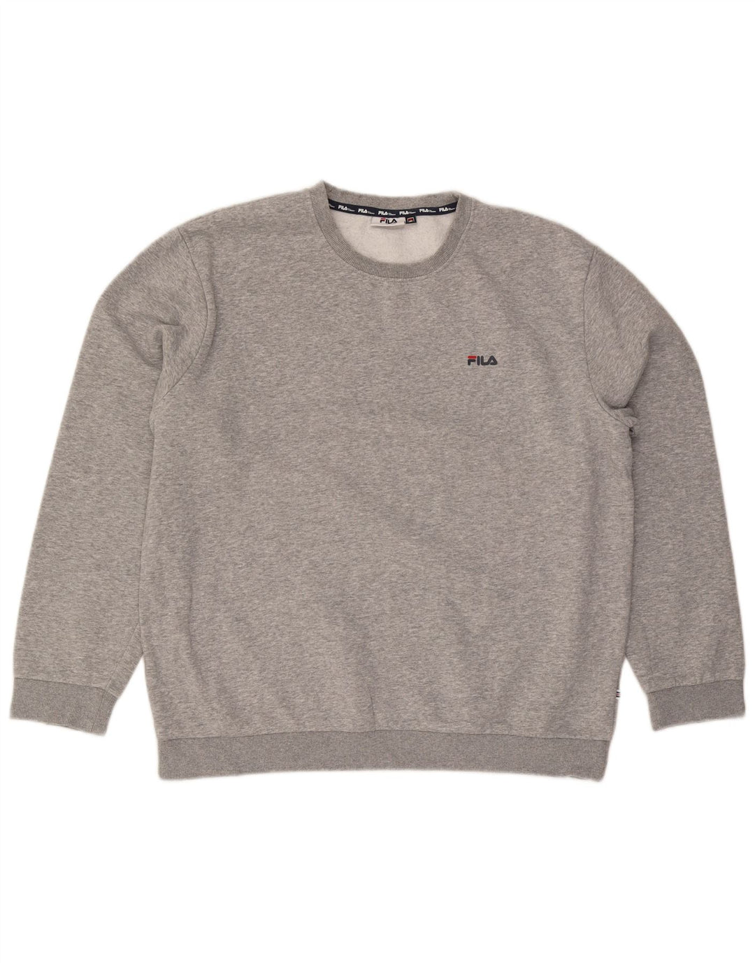 Pulover Fila pentru bărbați, 2XL, bumbac cu pete gri