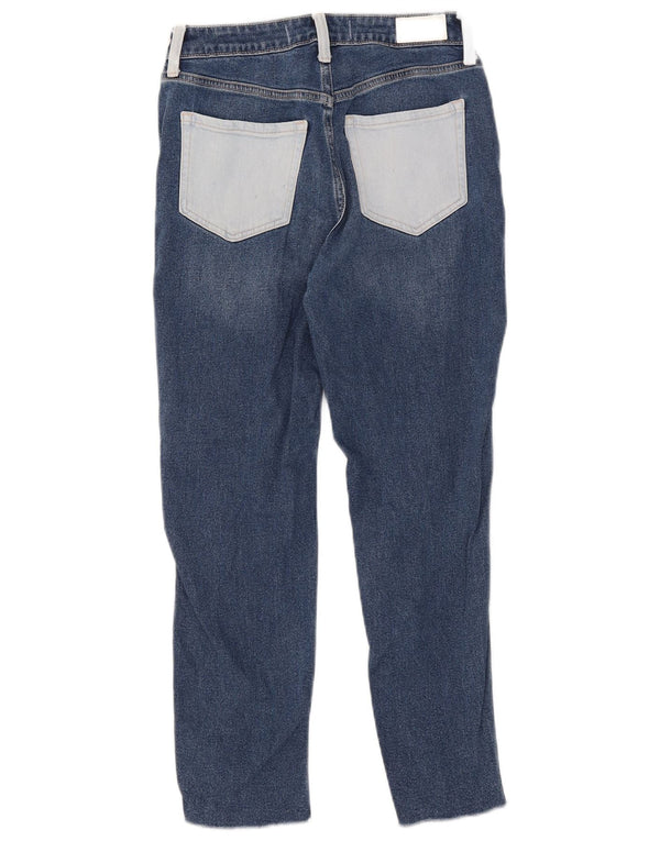 Blugi drepte Hollister Mom Distressed US 5 Small W27 L27 Albastru