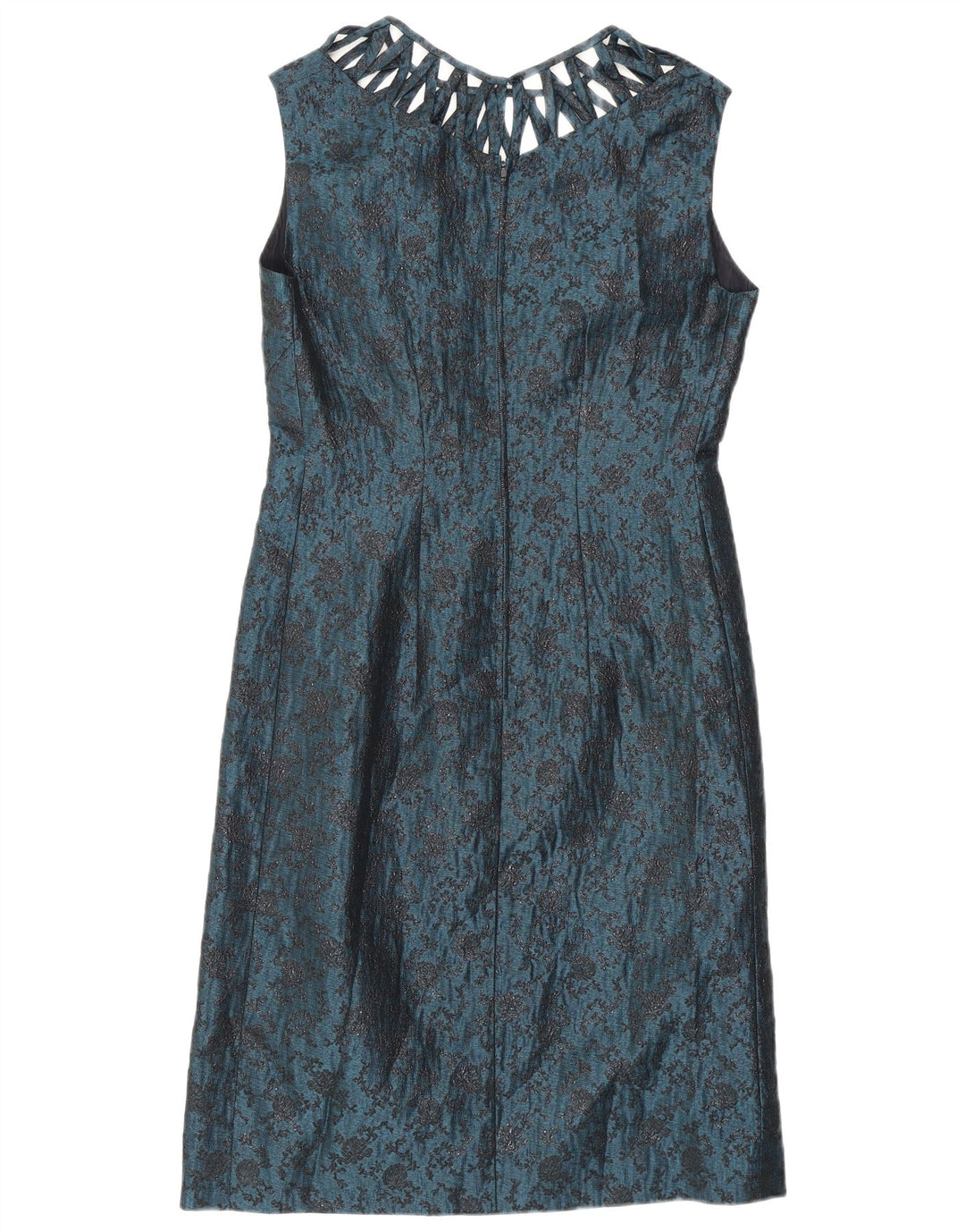 Set de 2 bucăți Vintage pentru femei, 2 nasturi, UK 12 Medium Blue Floral
