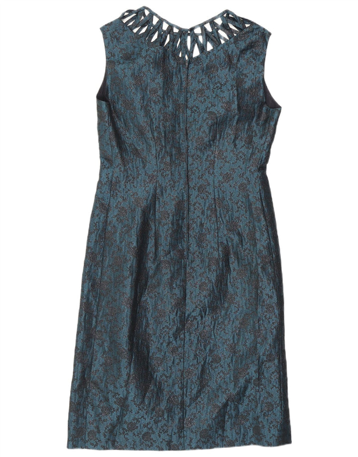 Set de 2 bucăți Vintage pentru femei, 2 nasturi, UK 12 Medium Blue Floral