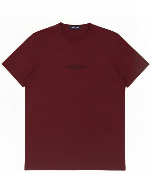 Fred Perry Tricou pentru bărbați Top Medium Burgundy Bumbac