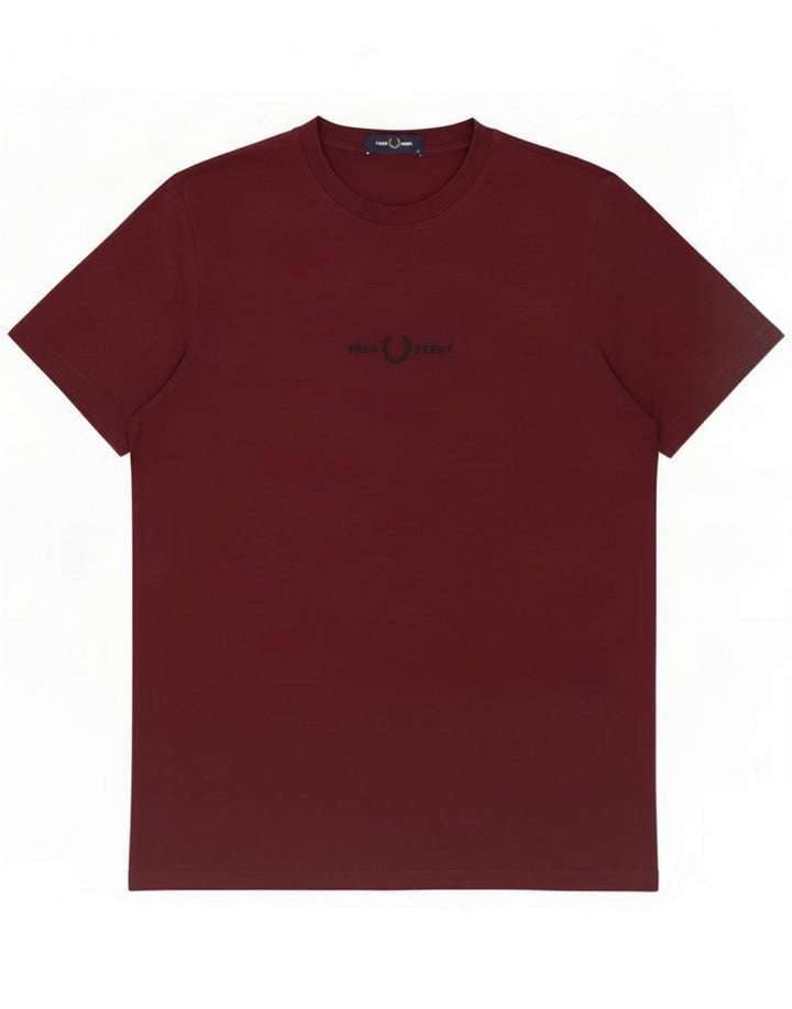 Fred Perry Tricou pentru bărbați Top Medium Burgundy Bumbac