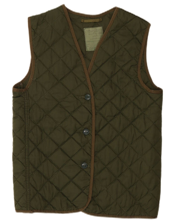 Gilet matlasat supradimensionat pentru femei Vintage US 1 XS Kaki