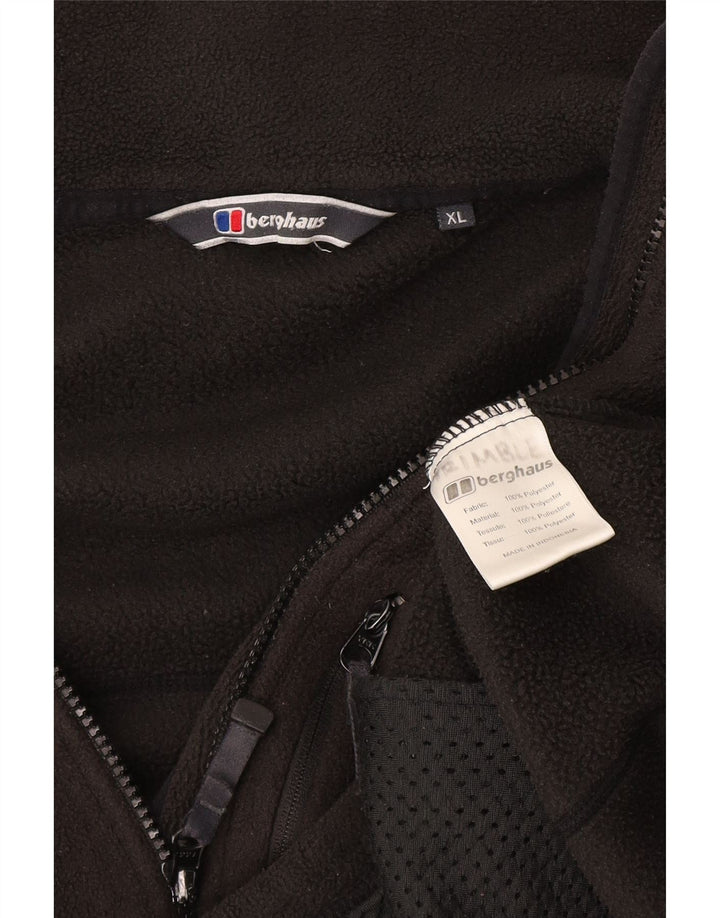 Jachetă fleece supradimensionată pentru femei Berghaus UK 18 XL poliester negru
