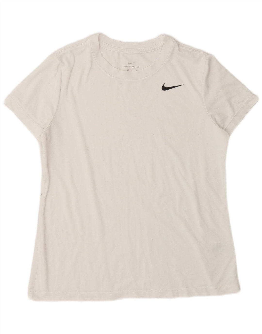 Tricou pentru femei Dri Fit NIKE Top UK 14 Poliester alb mediu