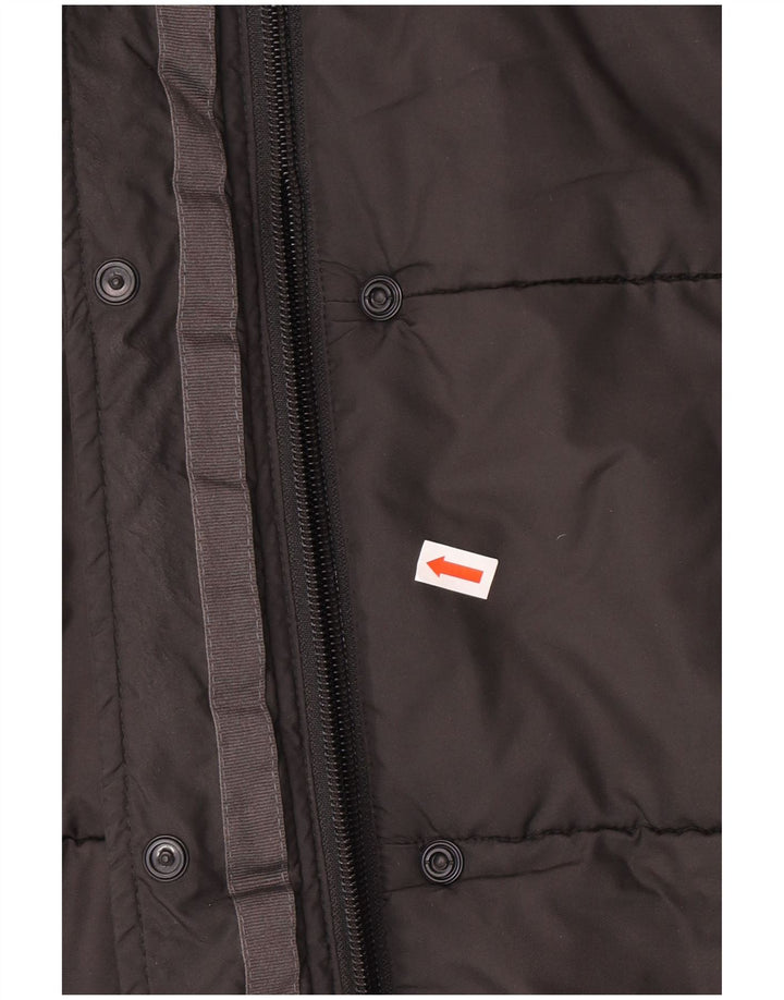 Jack Wolfskin Jachetă căptușită cu glugă pentru femei UK 18 XL poliester gri