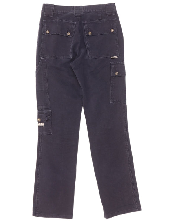 Pantaloni drepti din velur pentru bărbați Pickwick L32 L32 Bumbac bleumarin