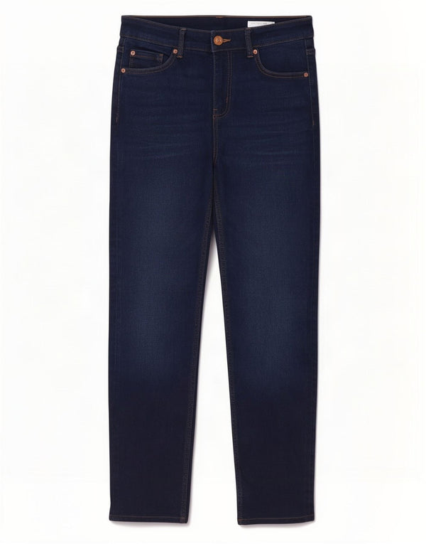 Blugi drepti pentru femei Marks & Spencer UK 12 Medium W30 L28 Bleumarin