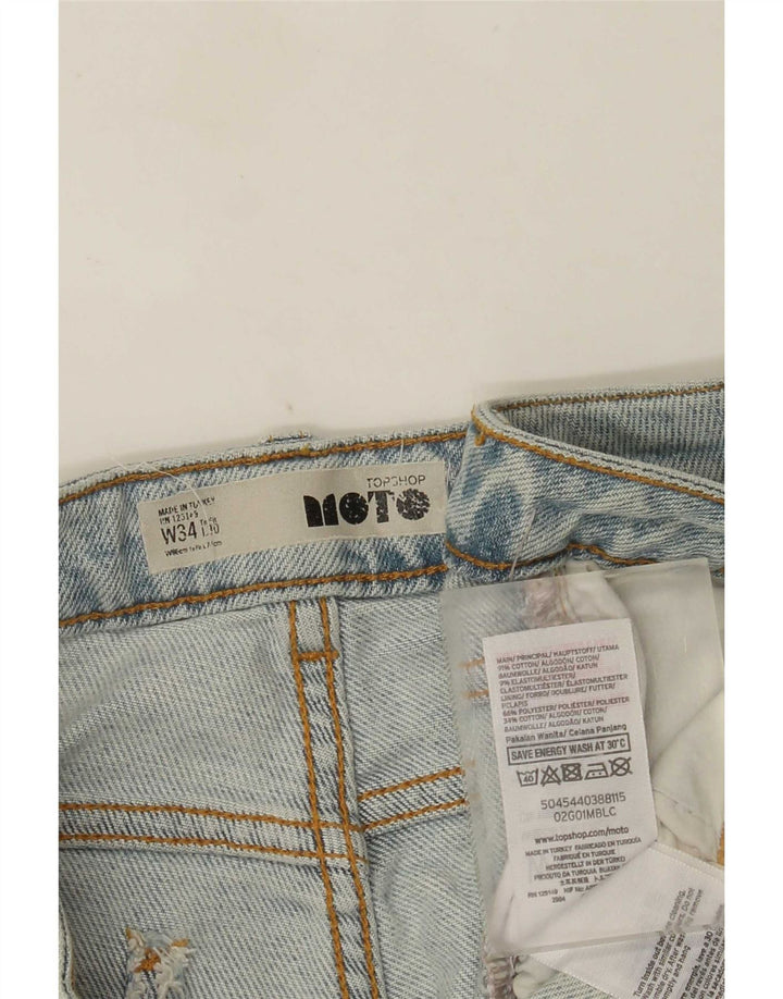 Blugi de dama Topshop L34 L24 Bumbac albastru