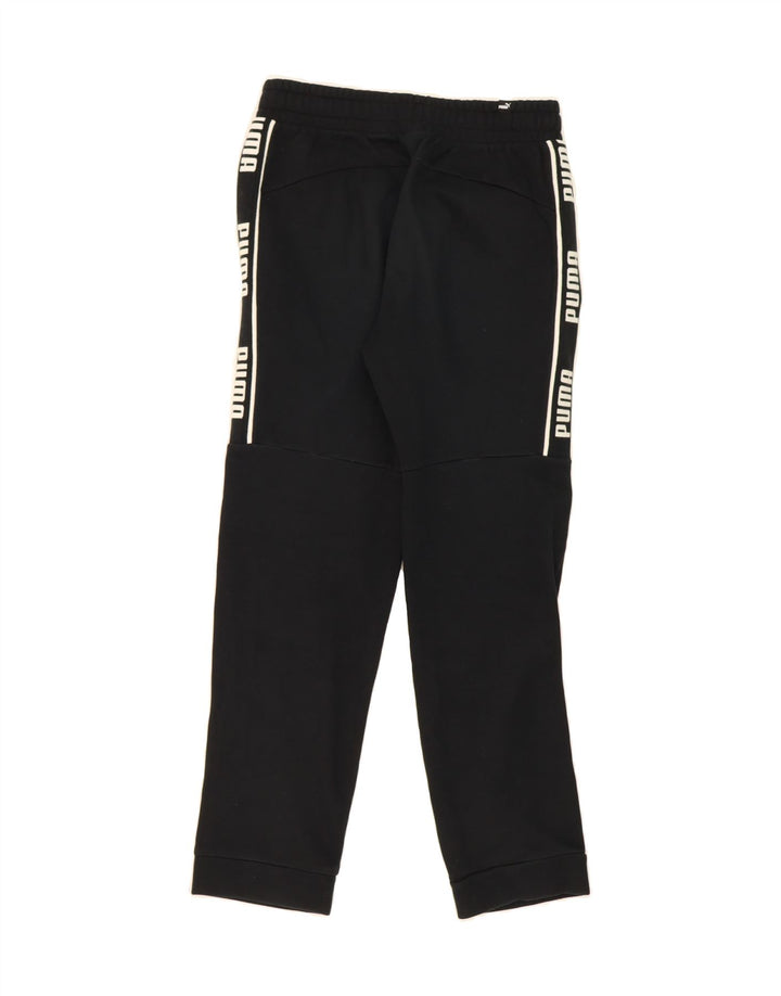 PUMA Mens Graphic Tracksuit Trousers Joggers Small Black Cotton Vintage Puma and Second-Hand Puma from Messina Hembry 