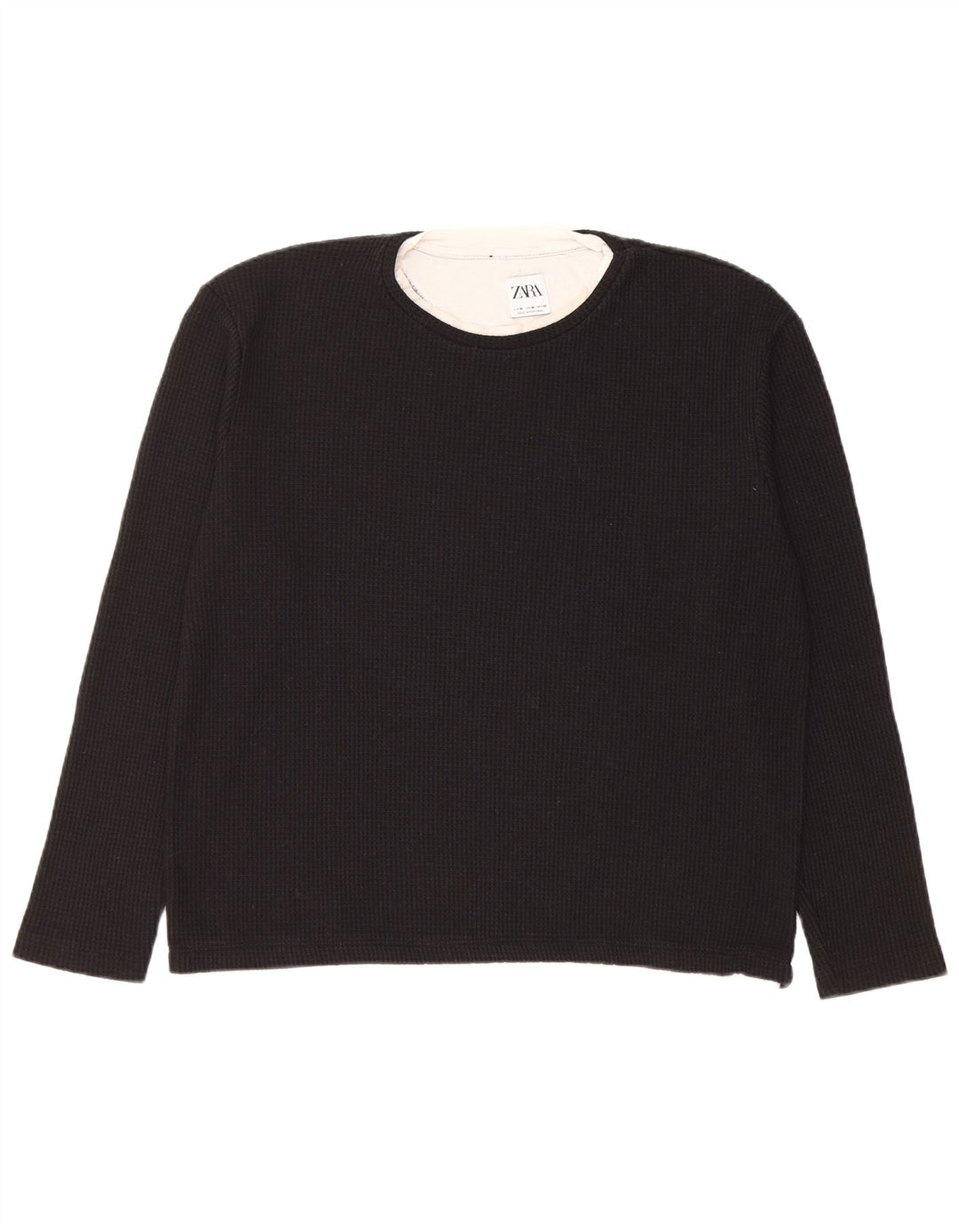 Pulover pentru bărbați Zara Medium Negru