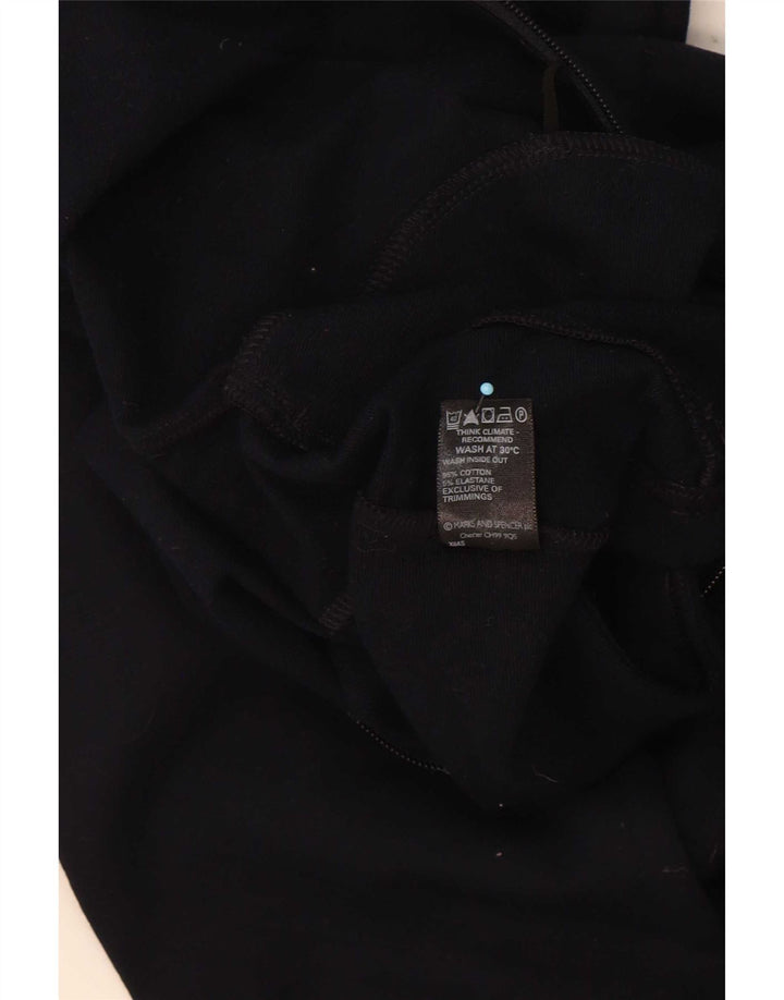 Jachetă de trening pentru femei Marks & Spencer UK 12 Medium Bluemarin Bumbac