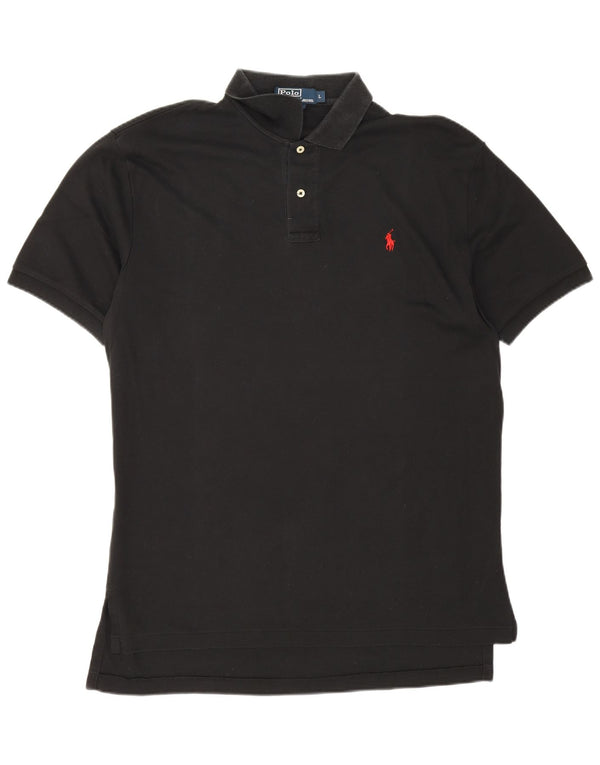 Polo Ralph Lauren Polo pentru bărbați, mare, negru, bumbac