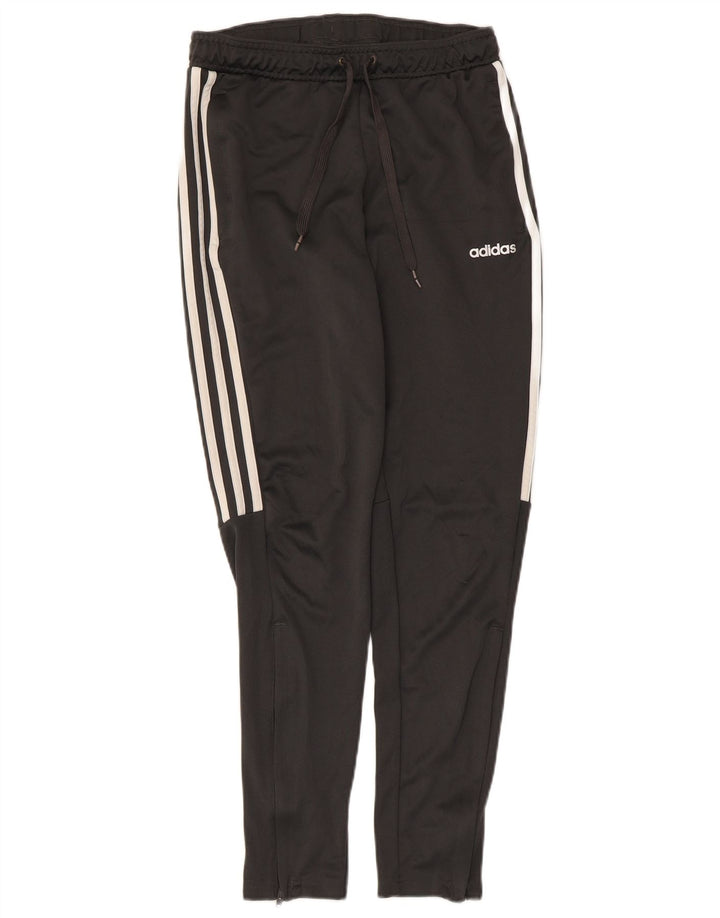 Pantaloni de trening Adidas pentru bărbați UK 8/10 Poliester negru mic