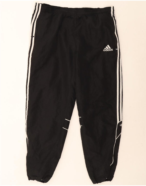 Pantaloni de trening pentru bărbați Adidas Pantaloni de jogging, mari, negru, poliester