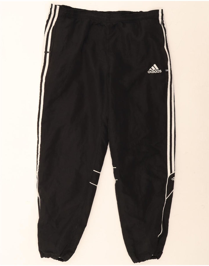 Pantaloni de trening pentru bărbați Adidas Pantaloni de jogging, mari, negru, poliester
