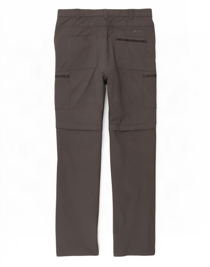 Mountain Warehouse Pantaloni cargo pentru drumeții pentru bărbați W38 L32 nailon gri