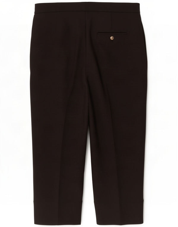 Marks & Spencer Pantaloni tăiați pentru femei, cu croiala lejeră UK 16 Large W38 L23 Black