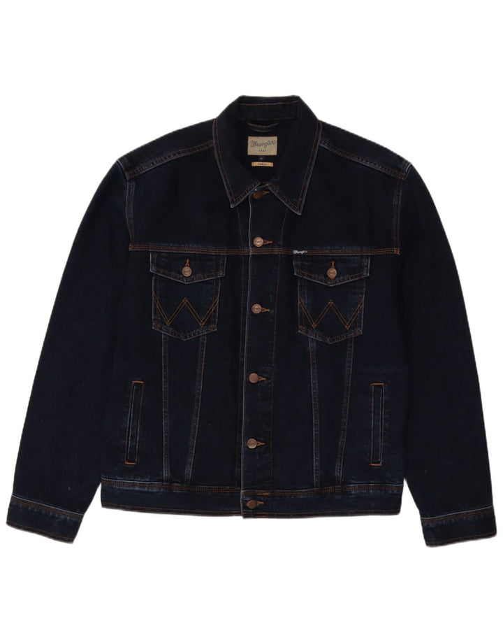 Jachetă de blugi pentru bărbați Wrangler UK 42 XL bumbac bleumarin